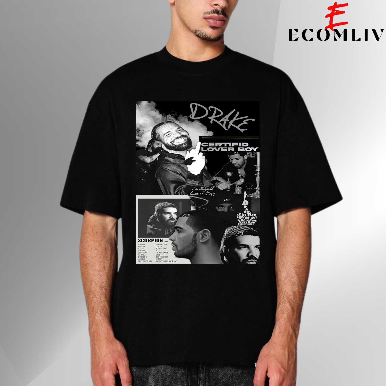 Vintage Drake Tee, Rap Collectible T-Shirt